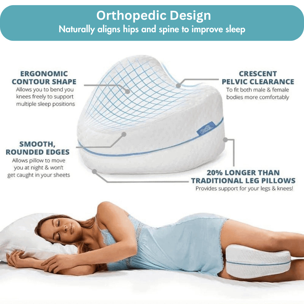 Orthopedic Memory Foam Leg Knee Pillow Body Massager